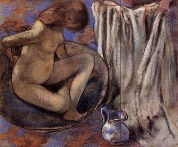 Edgar Degas : Woman in the Tub